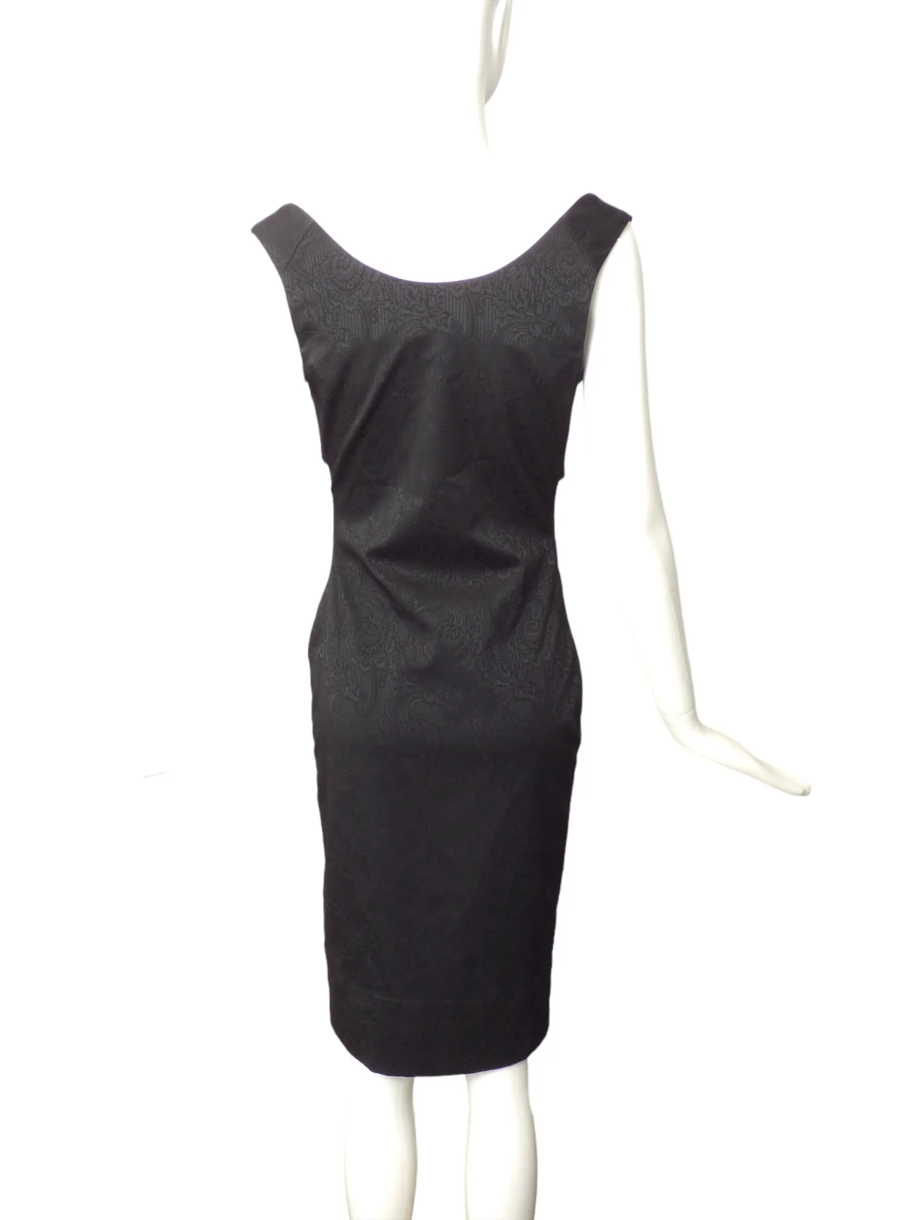 VIVIENNE WESTWOOD- NWT 2013 Black Sequin Corset Dress, Size 6