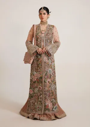 Wedding Sharara and Organza Jacket Pakistani Dress