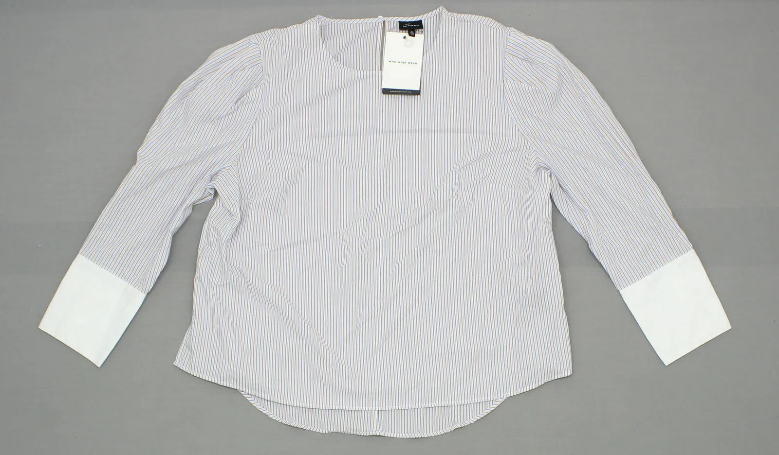 Who What Wear Women's Long Bubble Sleeve Blouse