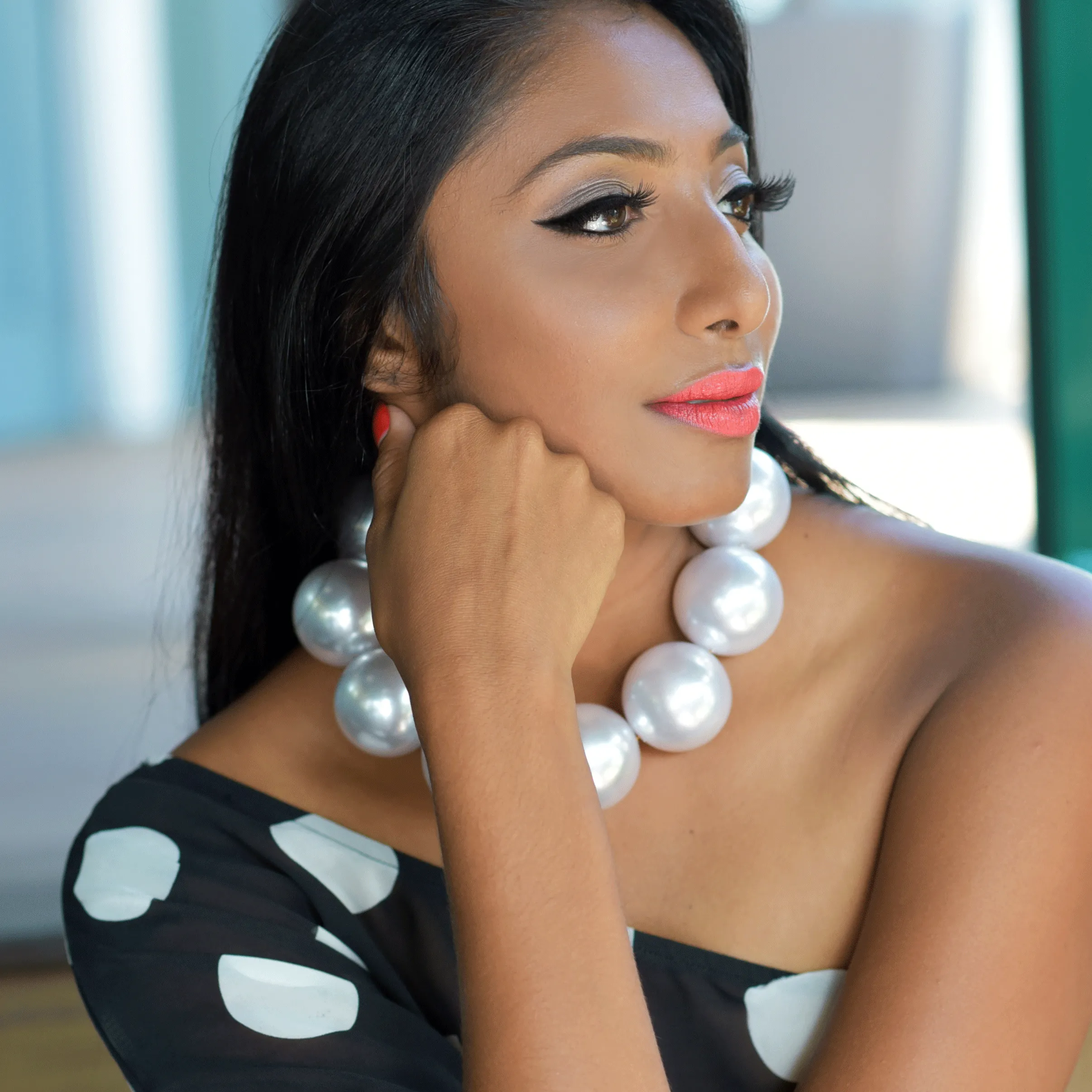 W/Polka Dot