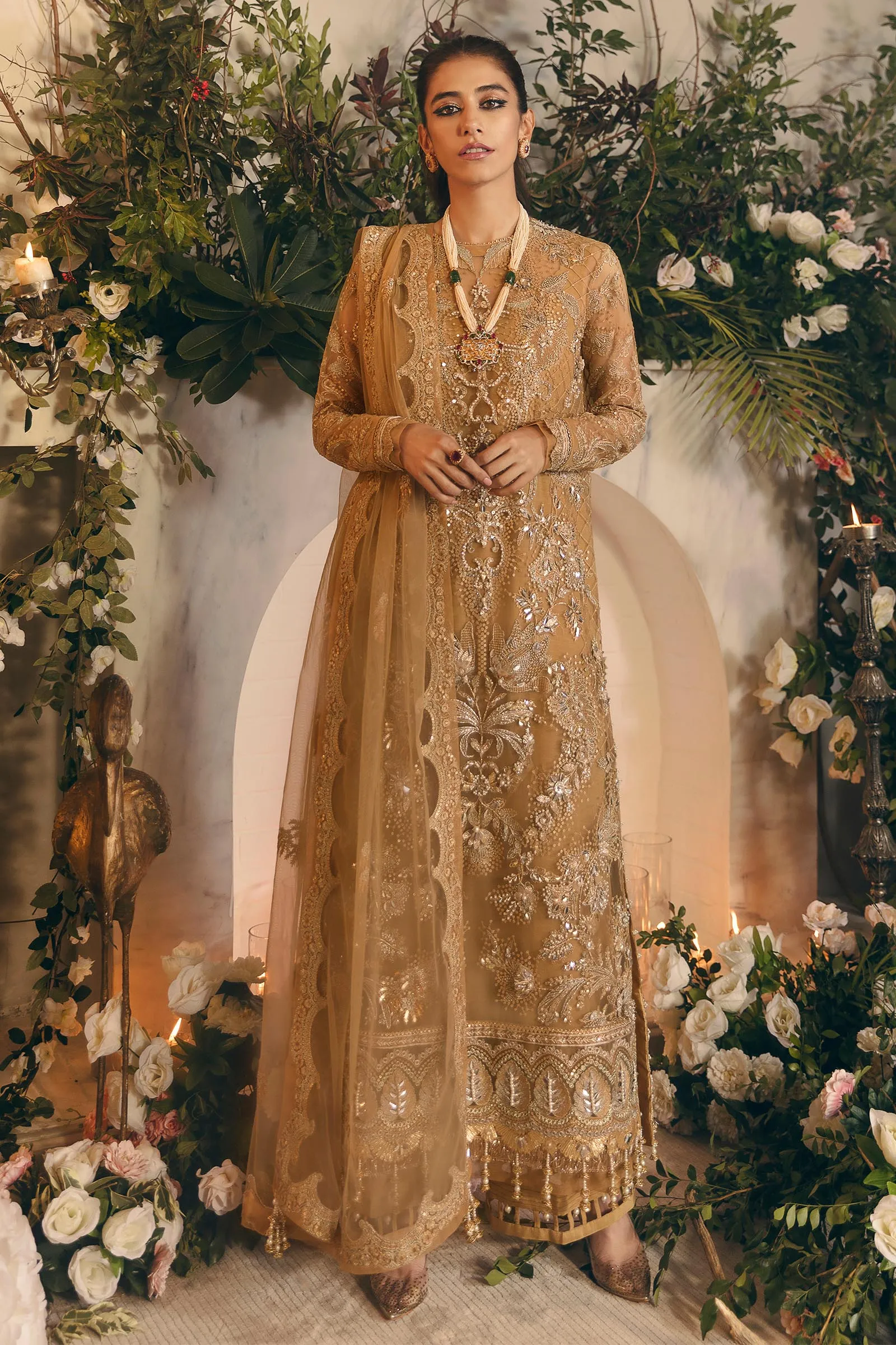 ZARIN (ZC22-07)  | Zaha Gossamer Collection 2022 | Unstitched Embroidered Net Suit