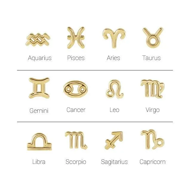 Zodiac Studs